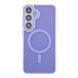 Чехол TPU+PC Magnetic Matte Camera Lens with Magsafe для Samsung Galaxy S24+ 5G (S926) Purple 2020000437192 фото
