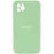 Чехол Silicone Case Full Size with Frame для iPhone 12 Pro Max Цвет 01.Mint 2020000244387 фото