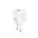Мережевий Зарядний Пристрій Yoki FlashGaN YK-GaN45FAC 1 Type-C+1USB 45W Бiлий 6912345678155 фото 1