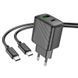 Мережевий Зарядний Пристрій Hoco CS23A 1USB/1USB-C PD/QC 30W+Type-C to Type-C Чорний 6942007609968 фото 4