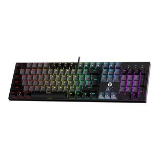 Клавіатура Ігрова FANTECH ATOM104 MK886V2 SUMI Red Switch Сiрий/Чорний 6972661280043 фото