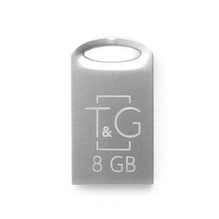 USB флеш-накопичувач T&G 8gb Metal 105 Сталевий 1931472584714 фото