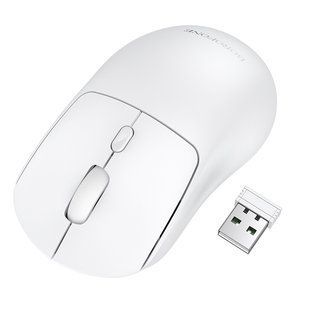 Бездротова Миша Borofone BG151 Cielo 2.4G + Bluetooth Білий 6941991127694 фото