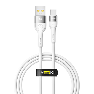 USB YOKI EXTRA YK-EX11 Type-C 3A 1.2m Цвет Белый 6907858579020 фото