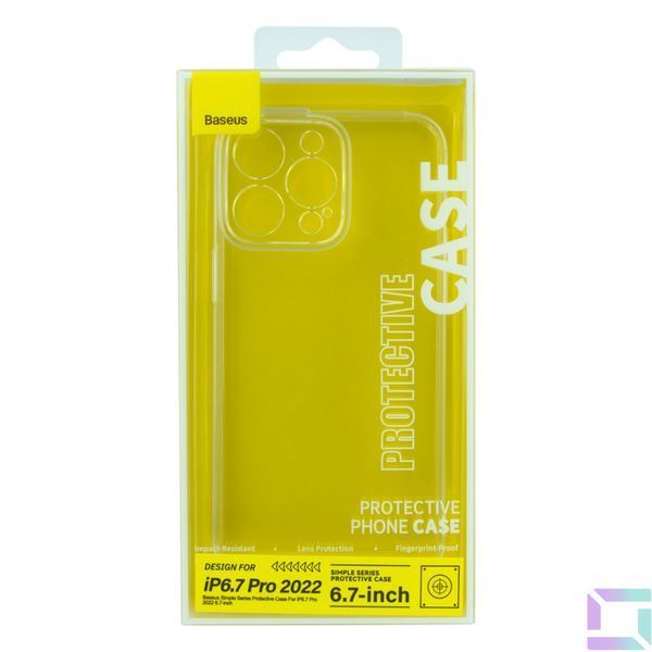 Чохол Baseus Simple Series Protective Case для iPhone 14 Pro Max ARAJ000902 Transparent 6932172615178 фото