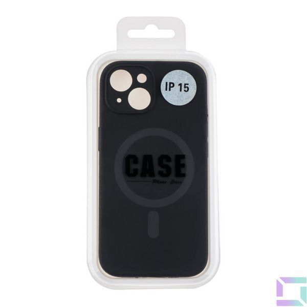 Чохол Glow Silicone Case Full Camera with Magsafe для iPhone 15 Black 2020000456353 фото