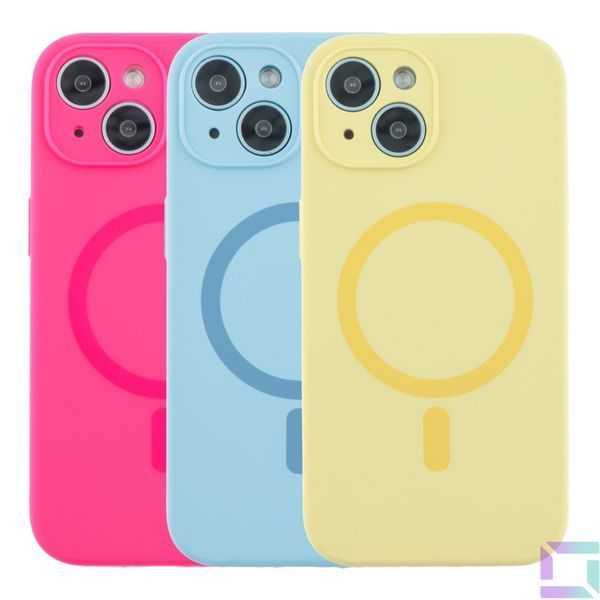 Чохол Glow Silicone Case Full Camera with Magsafe для iPhone 15 Black 2020000456353 фото