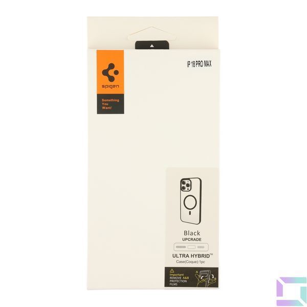 Чехол TPU+PC Spigen Ultra Hybrid with Magsafe для iPhone 18 Pro Max/17 Pro Max Black 2020000519560 фото