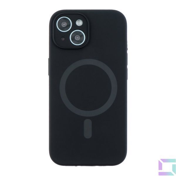 Чохол Glow Silicone Case Full Camera with Magsafe для iPhone 15 Black 2020000456353 фото