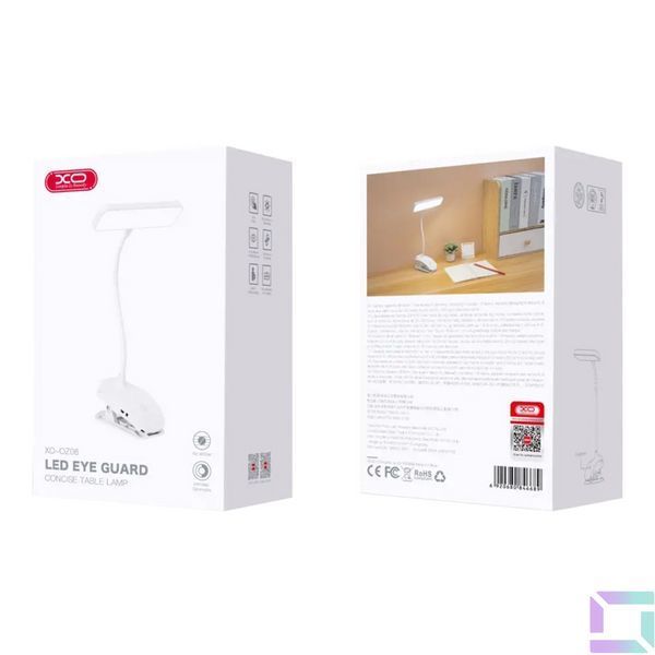 Лампа Настольная XO OZ06B 800 мАч Белый 6920680846689 фото