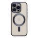 Чехол TPU Metallic Chrome Full Camera with Magsafe для iPhone 16 Pro Max Chrome Dark Blue 2020000451228 фото