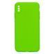 Чехол Silicone Case Full Camera no logo для iPhone Xs Max 32.Green 2020000294115 фото