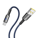 USB YOKI SMART YK-SM31 Type-C 3A 1.2m Цвет Черно-Синий 6907858579686 фото 4