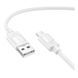Кабель USB Hoco X122 Silicone Micro 2.4A Білий 6942007662215 фото 1