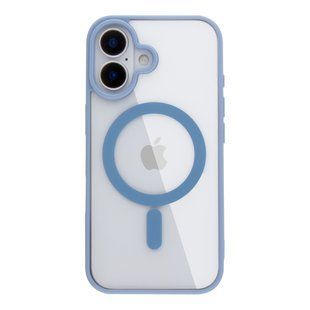 Чохол NEW TPU Color with Magsafe для iPhone 16 Sierra Blue 2020000457787 фото