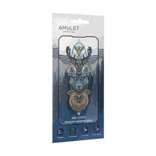 Защитное стекло AMULET 2.5D HD Antistatic for Samsung A05/A05s/A06 Цвет Черный 2020000424253 фото