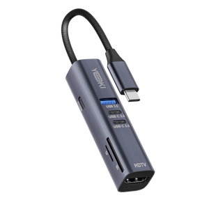 USB Hub YOKI Pocket Pro 7in1 YK-HPP3CACH1 Серый 6987455001865 фото