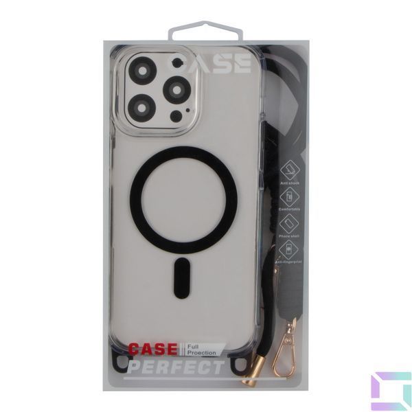 Чохол TPU+PC LanyardCase with MagSafe для iPhone 14 Pro Max Black 2020000477334 фото