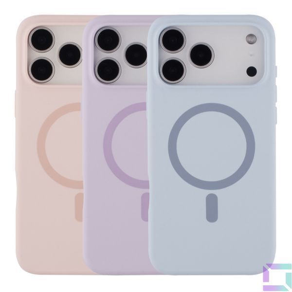 Чехол Glow Silicone Case with Magsafe для iPhone 17 Pro Light purple 2020000502128 фото