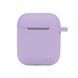 Футляр Silicone Case with hook для Airpods 1/2 39.Elegant purple 2020000368939 фото 1