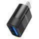 Перехідник Borofone BV18 Type-C male to USB female USB3.0 Чорний 6941991104015 фото 6