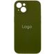 Чехол Silicone Case Full Size with Frame для iPhone 14 Цвет 45.Army green 2020000349143 фото