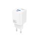 Сетевое Зарядное Устройство Yoki ForceGaN YK-GaN65FAC 1 Type-C + 1 USB 65W Белый 6912345678179 фото 2