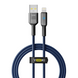 Кабель USB YOKI SMART YK-SM31 Lightning 2.4A 1.2m Чорно-Синій 6907858579693 фото 2