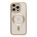 Чехол TPU Metallic Chrome Full Camera with Magsafe для iPhone 16 Pro Max Chrome Gold 2020000451181 фото