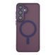 Чехол TPU+PC Magnetic Matte Camera Lens with Magsafe для Samsung Galaxy S24+ 5G (S926) Dark Purple 2020000437208 фото