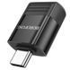 Перехідник Borofone BV18 Type-C male to USB female USB3.0 Чорний 6941991104015 фото 3