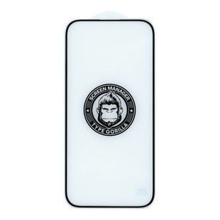 Захисне скло Type Gorilla 0.33 мм 2.5D HD Anti-Static PTJ1 для iPhone 13/13 Pro/14/16e Чорний 6934663701223 фото