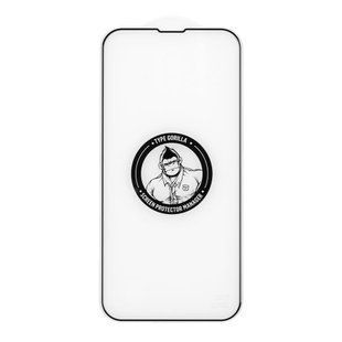 Защитное Стекло Type Gorilla 0.33 мм 2.5D HD Anti-Static PTJ1 для iPhone 13/13 Pro/14/16e Черный 6934663701223 фото