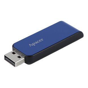 USB флеш-накопичувач Apacer AH334 32gb Синiй 4712389910509 фото
