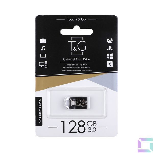 USB Flash Drive 3.0 T&G 128gb Metal 106 Стальной 4711472588502 фото