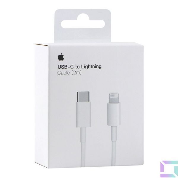 Кабель USB Apple Type-C to Lightning 2m1:1 Білий 888462496988 фото