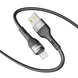 Кабель USB YOKI EXTRA YK-EX11 Lightning 2.4A 1.2m Колір Бiлий 6907858579044 фото 4