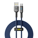 Кабель USB YOKI SMART YK-SM31 Type-C 3A 2m Чорно-Синій 6907858579709 фото 2