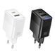 Сетевое Зарядное Устройство Hoco CS112A 1USB/1USB-C QC/PD 30W Білий 6942007680394 фото 2