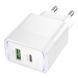 Сетевое Зарядное Устройство Hoco CS112A 1USB/1USB-C QC/PD 30W Білий 6942007680394 фото 1