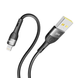 Кабель USB YOKI EXTRA YK-EX11 Lightning 2.4A 1.2m Колір Бiлий 6907858579044 фото 8