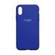 Чехол Silicone Case Full Size (AA) для iPhone Xs Max 44.Shiny Blue 2020000234951 фото