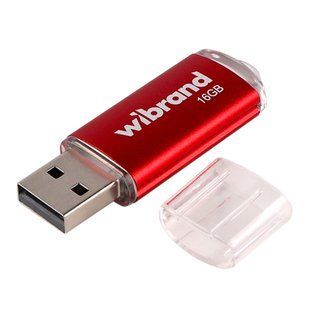 USB флеш-накопичувач Wibrand 16gb Cougar Червоний 4820124230796 фото
