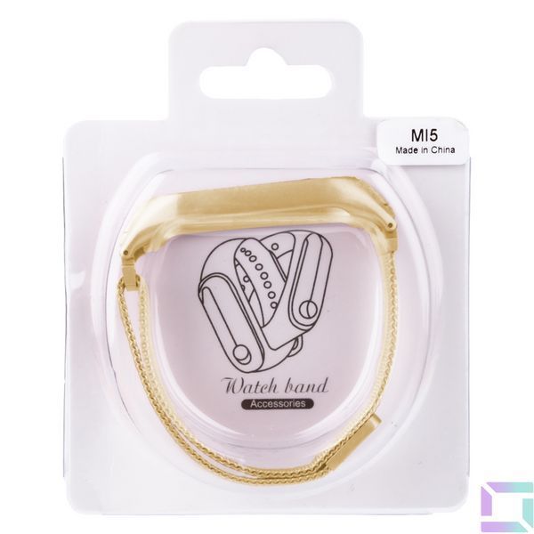 Ремешок для Xiaomi Mi Band 5/6 Milanese Loop Gold 2020000159179 фото