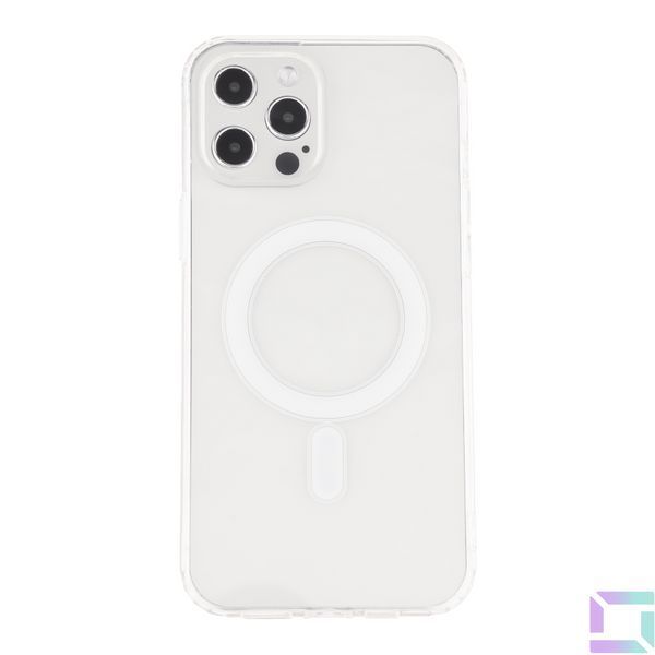 Чохол TPU Clear Case with Magsafe для iPhone 12 Pro Max Transparent 2020000197324 фото