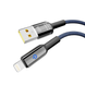 USB YOKI SMART YK-SM31 Lightning 2.4A 2m Цвет Черно-Синий 6907858579716 фото 5