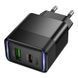 Сетевое Зарядное Устройство Hoco CS112A 1USB/1USB-C QC/PD 30W Чорний 6942007680387 фото