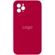 Чехол Silicone Case Full Size with Frame для iPhone 12 Pro Цвет 37.Rose red 2020000350163 фото