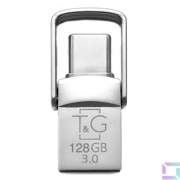 USB OTG T&G 2&1 3.0 Type C 128GB Metal 104 Стальной 4711472589516 фото