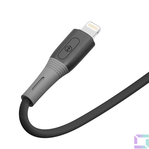 USB Ridea RC-SI35 SiliconePro 12W Lightning Цвет Черный 6908013800041 фото